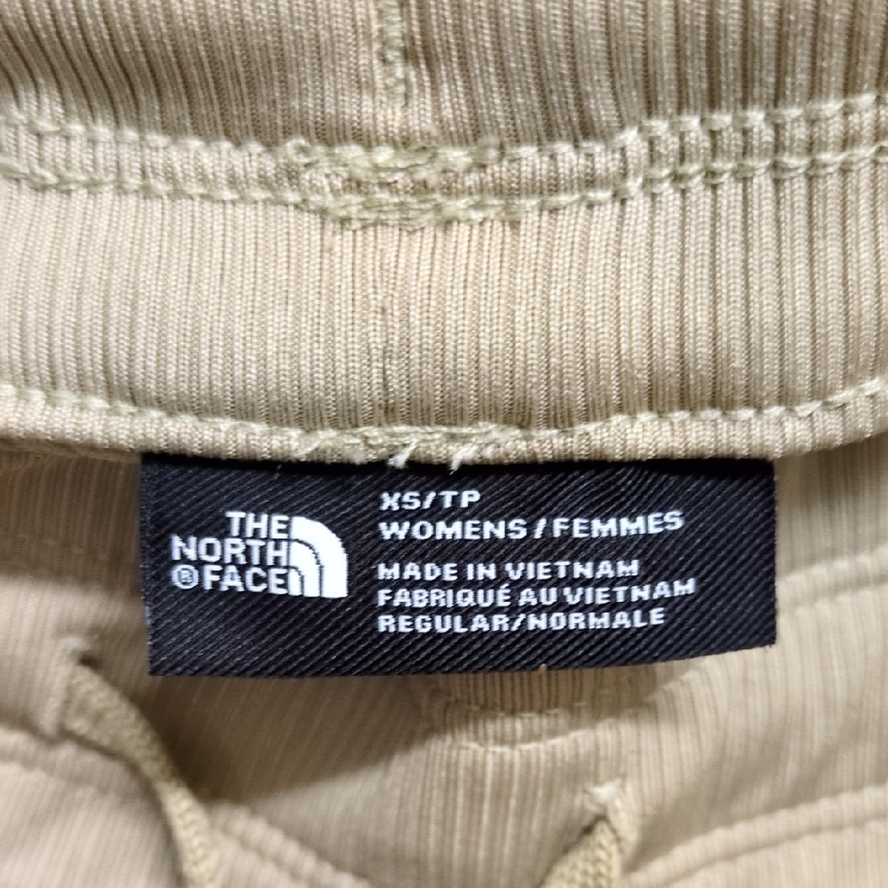 NWOT, The North Face Aphrodite Cropped Joggers, Tan, XS, Outdoor, Hiking - Picture 2 of 6